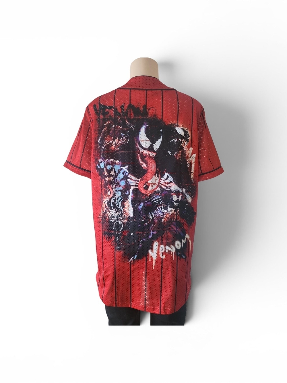 Venom Stripe Baseball Jersey - Picture 4 of 8